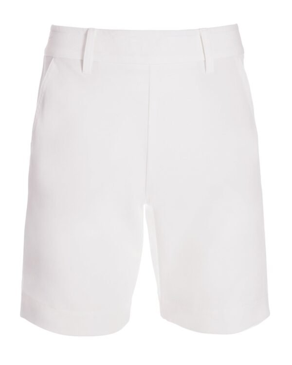 Twill Pull-On Seven-Inch Short Pure White - Image 2