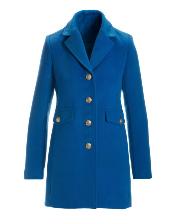 Classic Tailored Coat Princess Blue - Image 2