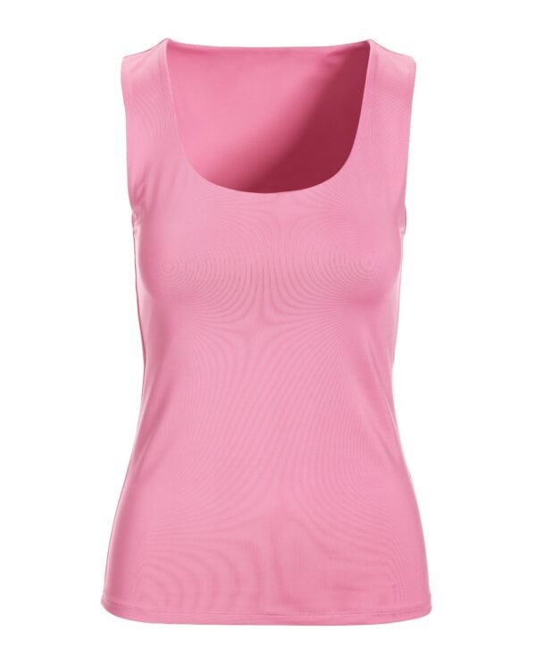 So Modern Scoop Neck Tank Top Aurora Pink - Image 2