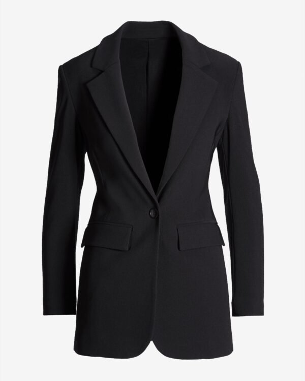 Beyond Travel Classic Boyfriend Blazer Jet Black - Image 2